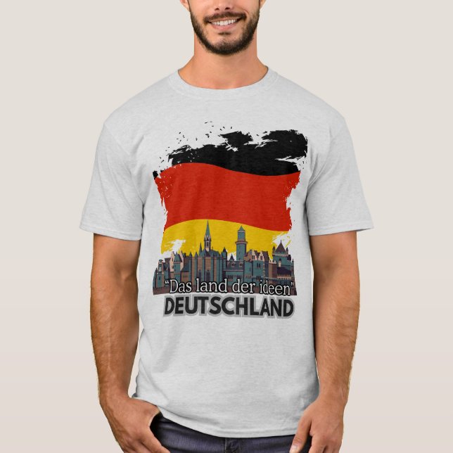 Välkommen till tyskland t shirt (Framsida)