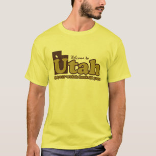 Välkommen till Utah Parody humous "mr lusy" Tee Shirt
