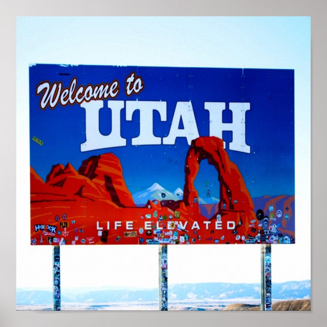 Välkommen till Utah-signatur Poster (Framsidan)
