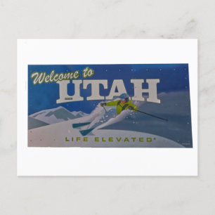 Välkommen till utah vykort