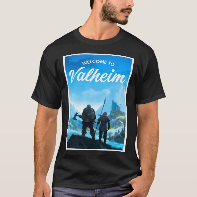 Välkommen till Valheim T Shirt (Framsida)