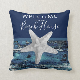 Välkommen till vår Beach House Rustic Nautical Na Kudde