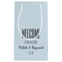 Välkommen till vår BLEK Bröllop BLUE Gift Bags SMA