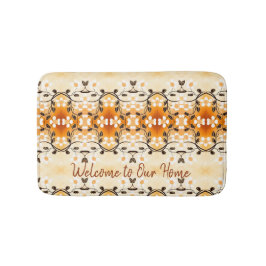 Välkommen till vår Blommigt hemma Badrumsmatta