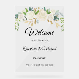 Välkommen till vår början! Skumtavla!