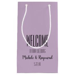 Välkommen till vår Bröllop LAVENDER Gift Bags SMAL
