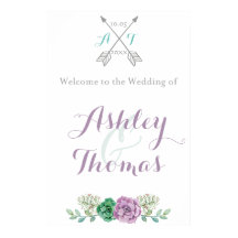 Välkommen till vår bröllop-skylt | BLOMMIGT | Btha