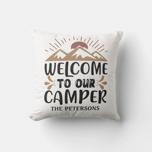 Välkommen till vår Camper-Personlig Kudde (Framsida)