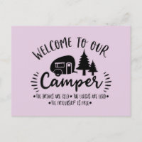 Välkommen till vår campingpostkort