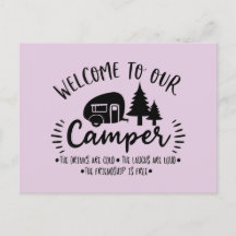 Välkommen till vår campingpostkort