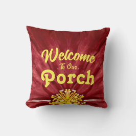 Välkommen till vår fläck/pipa/original/original kudde