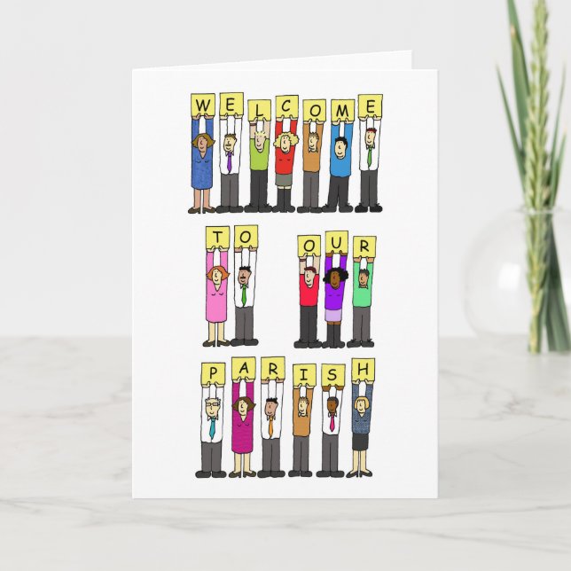 Välkommen till vår församling kort (Framsida)