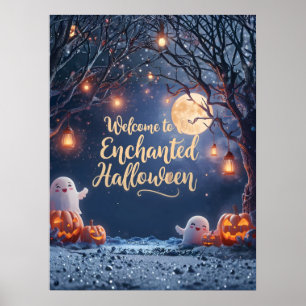 Välkommen till vår förtrollade Halloween – Söt spö Poster