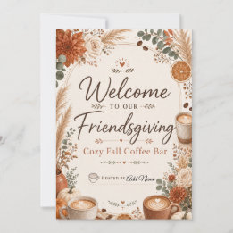 Välkommen till vår Friendsgiving-kafé Inbjudningar