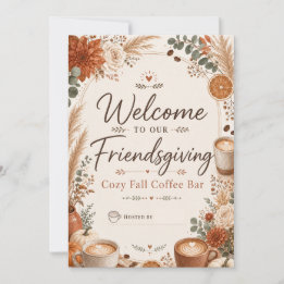 Välkommen till vår Friendsgiving-kafé Inbjudningar