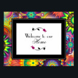 Välkommen till vår hemartikel Deco Mönster Poster<br><div class="desc">Välkomna till vårt hem poster i en konst deco art nouveau stil mönster. En spricka av varierade blomformer och roterande hjul i många vibrerande och spännande färg. Många olika former och mönster med petaler och cirklar och mycket mer överlappar varandra i detta art nouveau prydnadsformaterade mönster. Ett stort antal ljusa...</div>