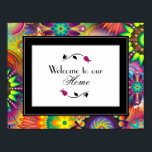 Välkommen till vår hemartikel Deco Mönster Poster<br><div class="desc">Välkomna till vårt hem poster i en konst deco art nouveau stil mönster. En spricka av varierade blomformer och roterande hjul i många vibrerande och spännande färg. Många olika former och mönster med petaler och cirklar och mycket mer överlappar varandra i detta art nouveau prydnadsformaterade mönster. Ett stort antal ljusa...</div>