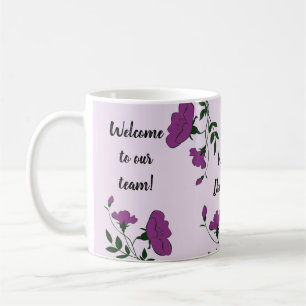 Välkommen till vår Lila utan ny medarbetare Kaffemugg
