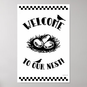 VÄLKOMMEN TILL VÅR NEST! POSTER