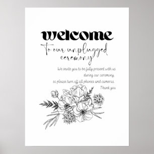 Välkommen till vår opluggade ceremoni poster