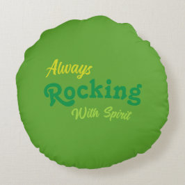 Välkommen till vår port / Alltid / St Patrick's / Rund Kudde