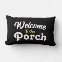 Välkommen till vår port / Alltid / Svart /