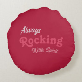 Välkommen till vår port / Alltid / Valentine / Rund Kudde