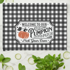 Välkommen till vår Pumpkin Patch | Jordbruksföreta Kökshandduk