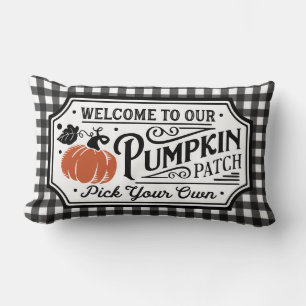 Välkommen till vår Pumpkin Patch Jordbruksföreta Lumbarkudde