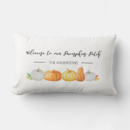 Välkommen till vår Pumpkin Patch Lumbarkudde