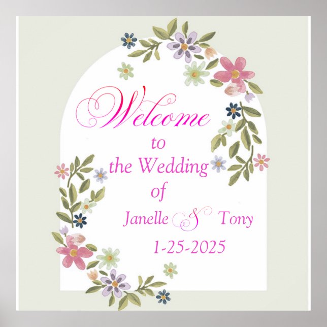Välkommen till våra bröllop-skum poster (Framsidan)