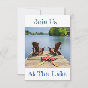 VÄLKOMMEN "TILL VÅRA SJÖ HUS" HOUSEWARMING INBJUDA INBJUDNINGAR