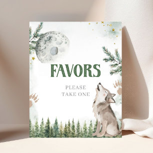 Välkommen till Vargen Pack Forest Poster