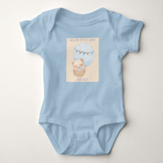 Välkommen till världen babypojke t shirt