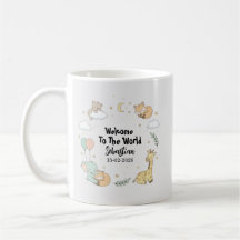 Välkommen till världen Djur Kaffemugg