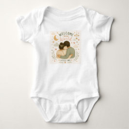 Välkommen till Världen Nyfödd Familj Kärlek Design T Shirt