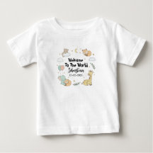 Välkommen till världen Sebastian Baby T-Shirt