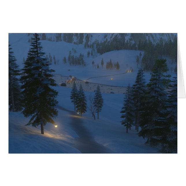 Välkommen till varningskortet hälsningskort (Framsidan Horizontal)