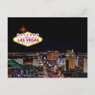 Välkommen till vårt Fabulous Las Vegas Bröllop vyk Vykort