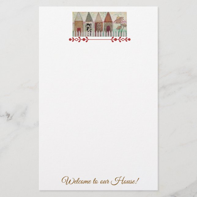 Välkommen till vårt hus-2 brevpapper (Framsida)