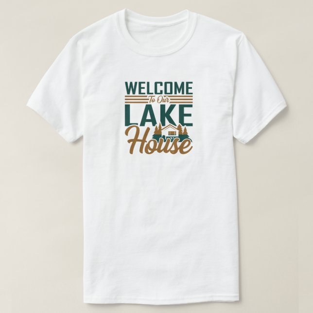 Välkommen till vårt Sjö House T-Shirt (Design framsida)