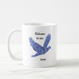Välkommen till vårt team - nya medarbetares affärs kaffemugg