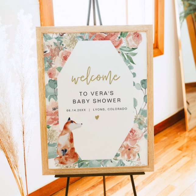 Välkommen till VERA Greenery & Terracotta Blommigt Poster (Skapare uppladdad)