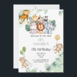 Välkommen till Vilden Kids Safari Zoo Birthday Inbjudningar<br><div class="desc">Vänner och familj i inbjudan för att fira din lilla fåglars födelsedag med denna inbjudan till Cute Safari Zoo-temat.</div>