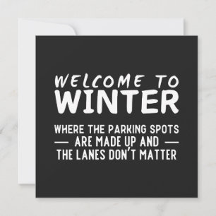 Välkommen till vinter kort