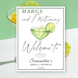 Välkommen till Watercolor Margarita Möhippa Poster
