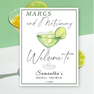 Välkommen till Watercolor Margarita Möhippa Poster