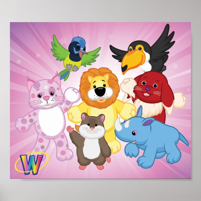 Välkommen till Webkinz! Poster (Framsidan)