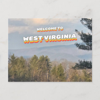 Välkommen till West Virginia vykort