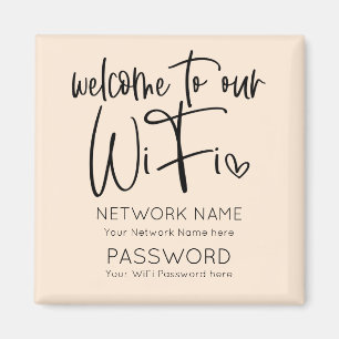 Välkommen till WiFi-informationsgäster Informal Te Magnet